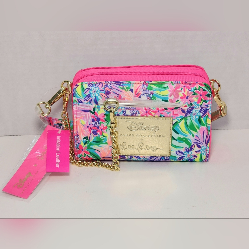 Disney Parks Collection X Lilly Pulitzer Disney Dreamin' Crossbody Bag - NWT